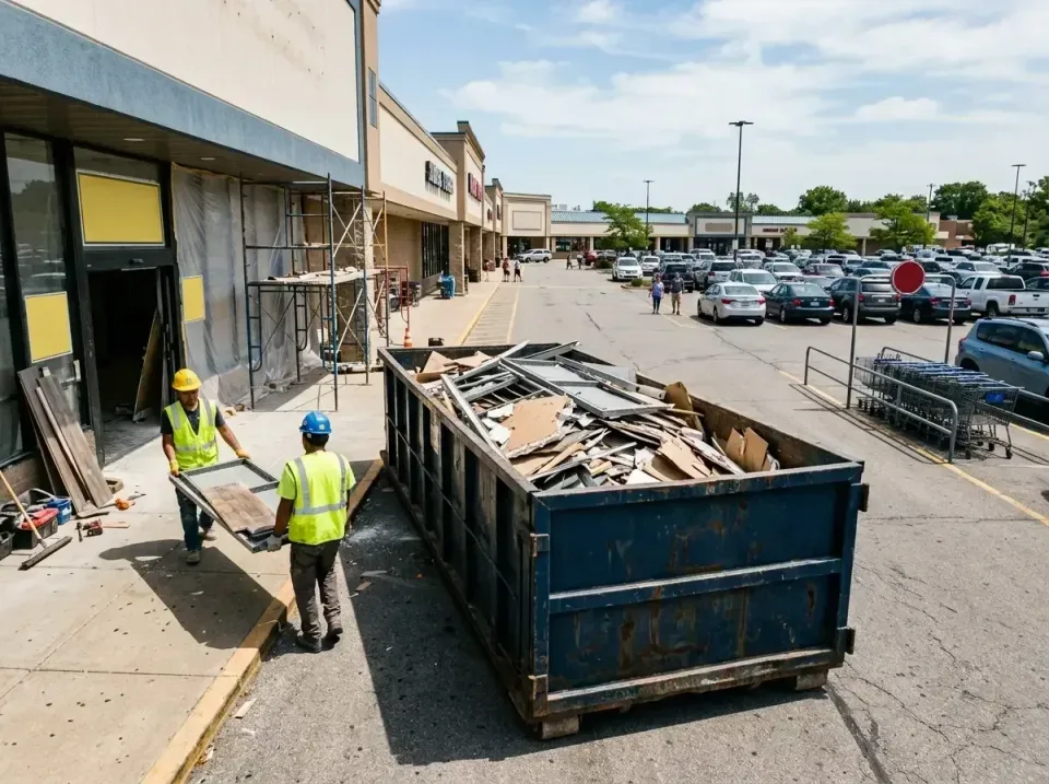 retail-store-renovation-debris-003 — frequently asked questions, Roll-off Dumpster Rentals in Quakertown, PA